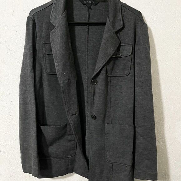 Express Gray Pea Coat Size 9‎ / 10 - Picture 6 of 7